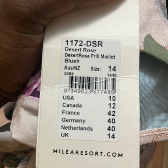 Milea Desert Rose Frill One Piece - Picture 13 of 13